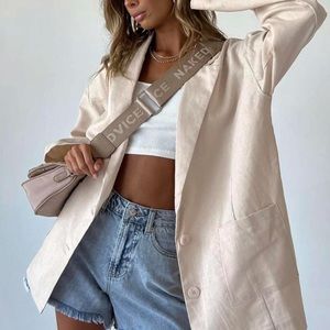 Princess Polly Cream Blazer